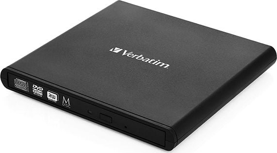 DVD Writer si Blu Ray - DVW Verbatim ext. Slimline USB 2.0 CD / DVD al Brenner. Nero retail