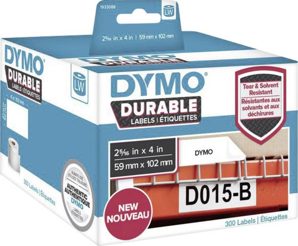 Benzi etichete - Dymo DYMO Etiketten Kunststoff weiss