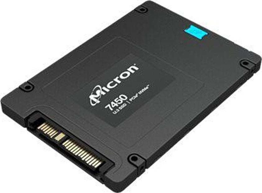: Discul server Micron 7450 PRO MTFDKCB3T8TFR-1BC1ZABYY de 3840 GB 1,04 DWPD U.3 LP PCIe 4.0 NVMe SSD