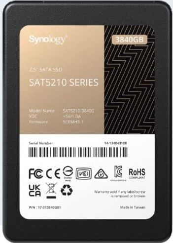 Solid State Drive (SSD) Synology SAT5210-3840G, 2.5`, 3840GB, SATA III