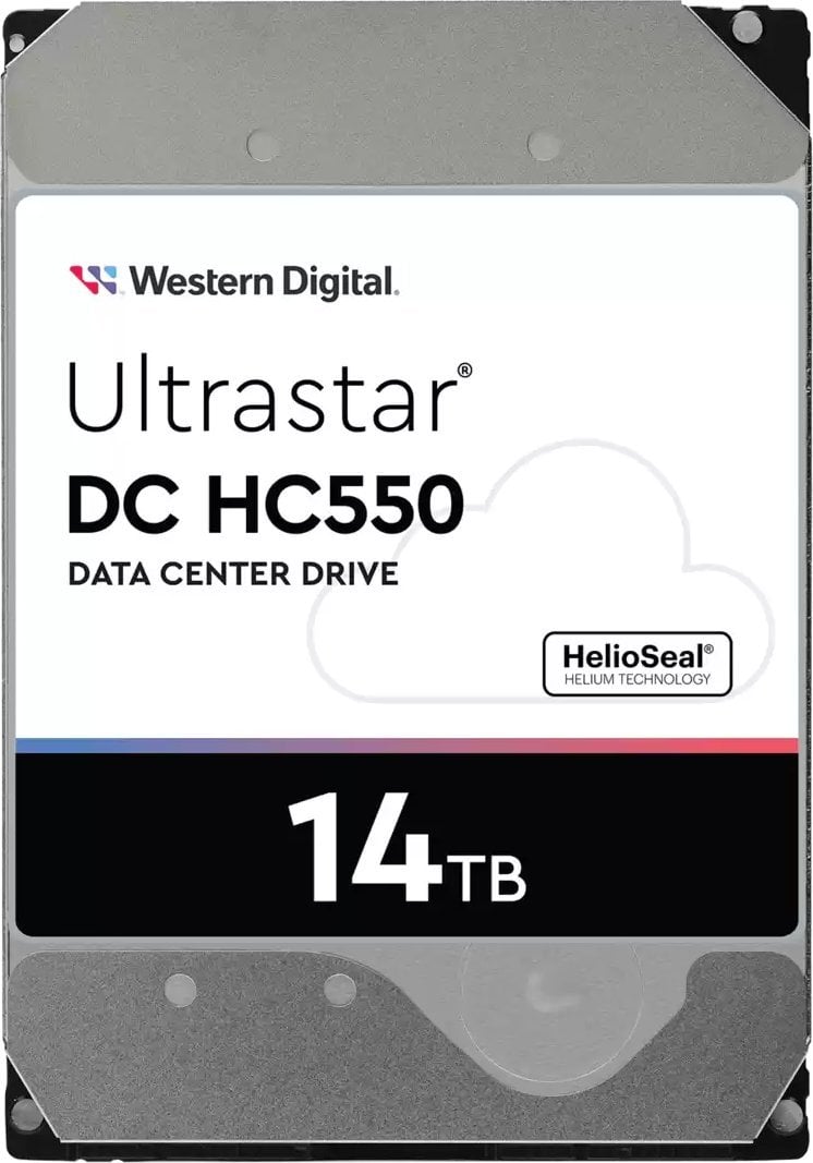 Dysk serwerowy WD Dysk serwerowy HDD Western Digital Ultrastar DC HC550 WUH721814ALE6L4 (14 TB; 3.5`; SATA III)