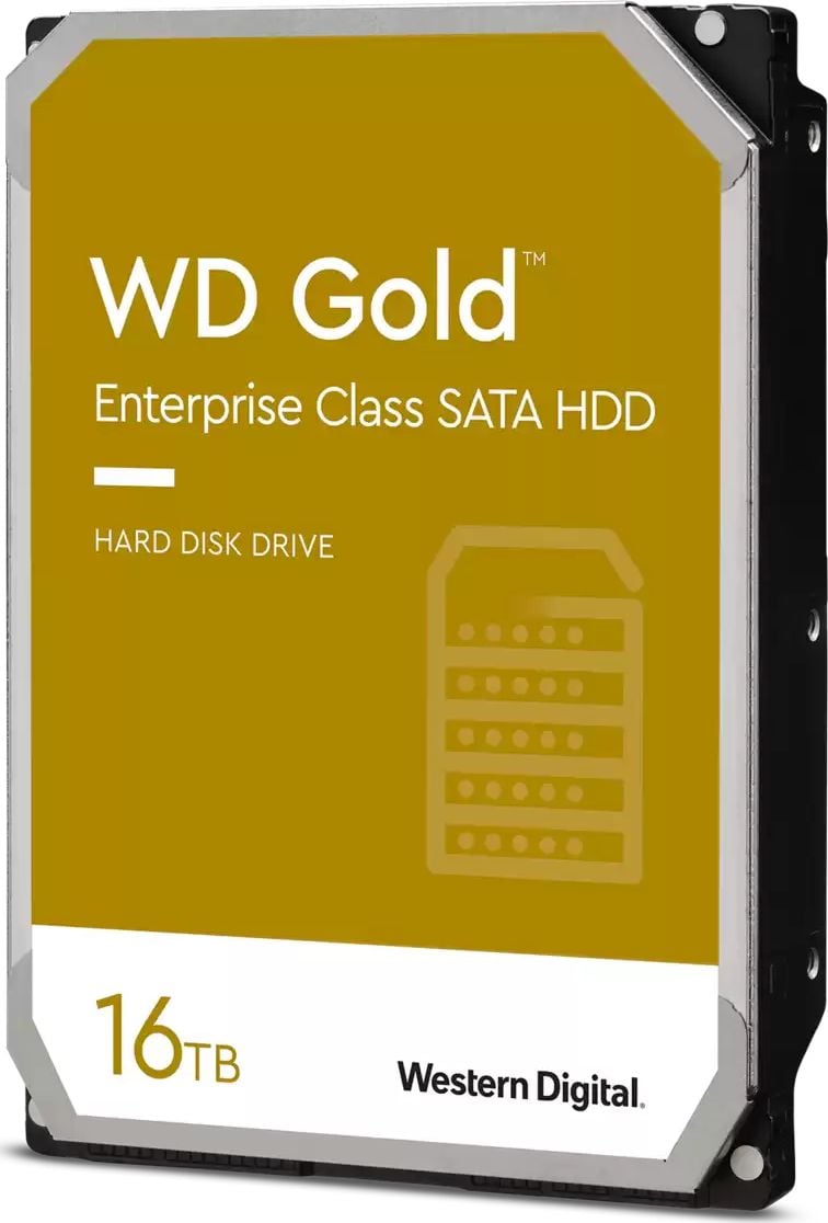 HDD WD Gold 16TB, 7200RPM, 512MB cache, SATA III
