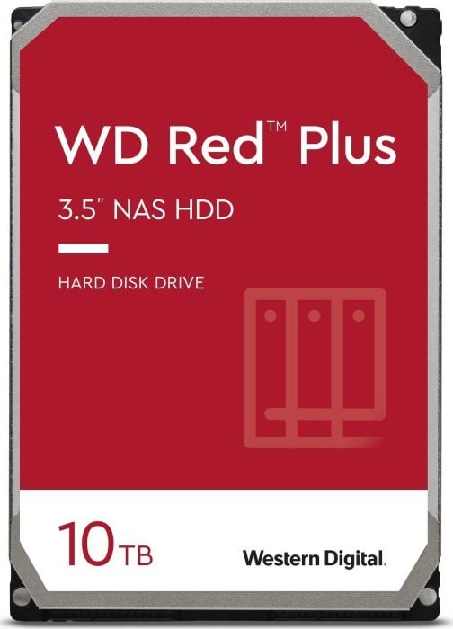 Unitate server WD Red Plus 10TB 3,5 inchi SATA III (6 Gb/s) (WD101EFBX)