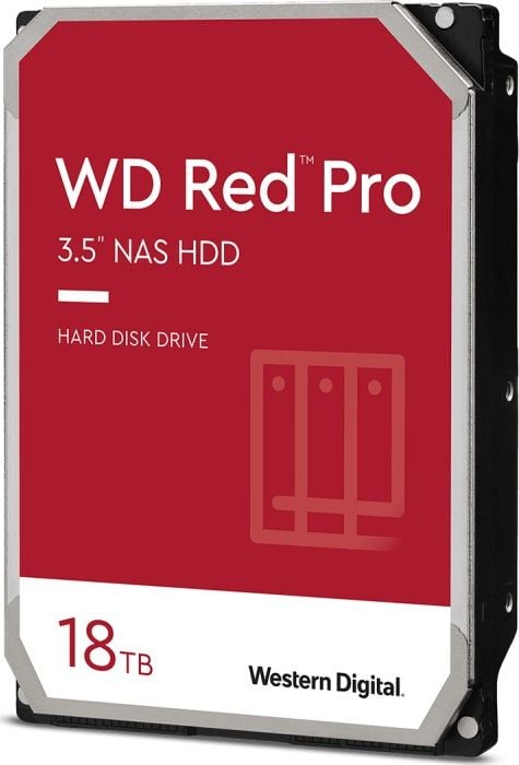 HDD WD Red Pro 18TB, 7200RPM, 512MB cache, SATA-III