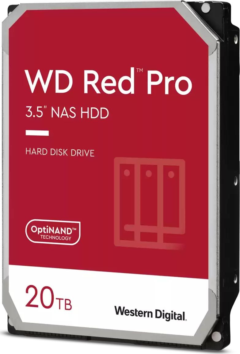 Hard Disk-uri server - Unitate server WD Red Pro 20TB 3,5 inchi SATA III (6 Gb/s) (WD201KFGX)