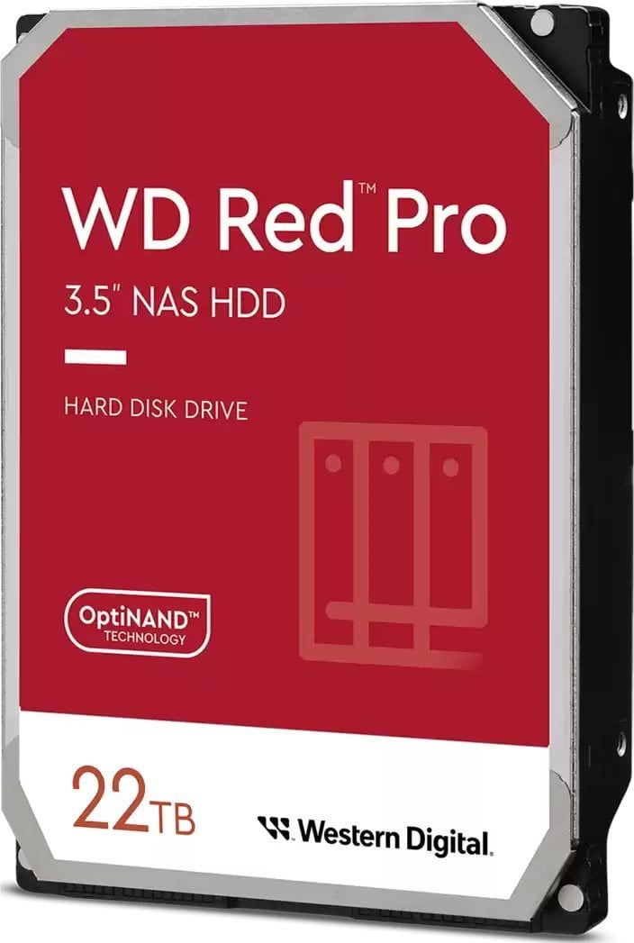 Hard Disk-uri server - Unitate server WD Red Pro 22TB 3,5 inchi SATA III (6 Gb/s) (WD221KFGX)