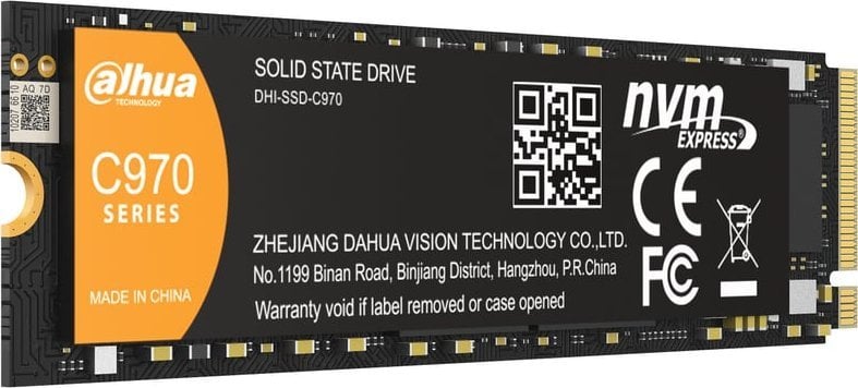 Dysk SSD Dahua Technology Dahua Technology DHI-SSD-C970 M.2 1 TB PCI Express 4.0 3D NAND NVMe