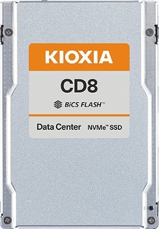 Dysk SSD Kioxia KIOXIA CD8-R Series KCD8XRUG1T92 - SSD - Read Intensive - 1920 GB - Datencenter SSD - intern - 2.5` (6.4 cm) - PCIe 4.0 x4 (NVMe)