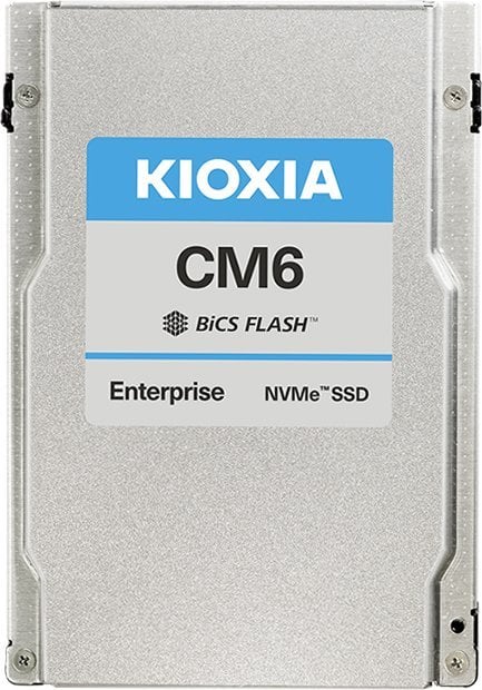 Dysk SSD Kioxia KIOXIA CM6-R Series KCM61RUL3T84 - SSD - Enterprise, Read Intensive - 3840 GB - intern - 2.5` (6.4 cm) - U.3 PCIe 4.0 (NVMe)