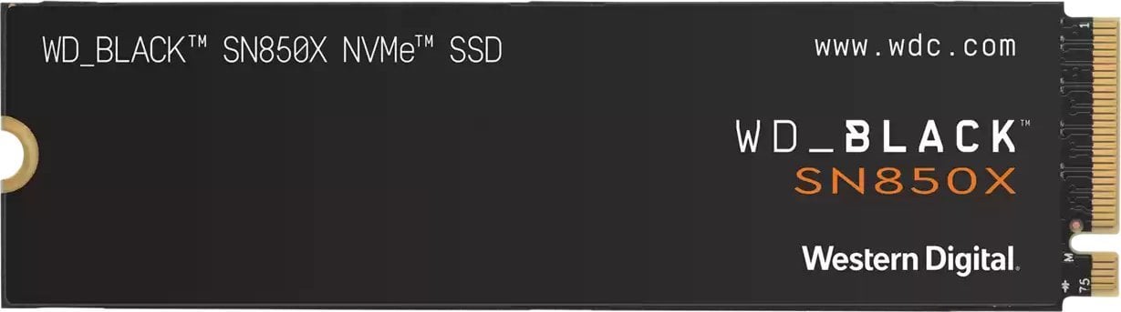 Dysk SSD SanDisk WD_BLACK SN850X NVMe SSD WDBB9G0010BNC - SSD - 1 TB - intern - M.2 2280 - PCIe 4.0 (NVMe) - Schwarz