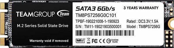 Solid State Drive SSD Team Group MS30, M.2 2280, 256GB, SATA III