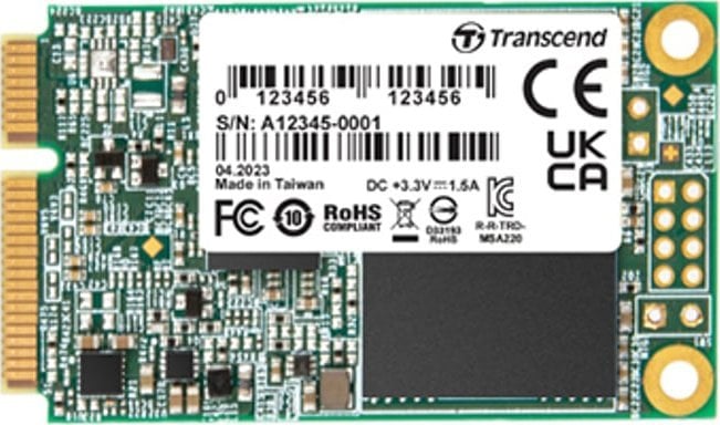 Dysk SSD Transcend Transcend 220S mSATA 128 GB Serial ATA III 3D NAND