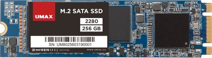 Solid State Drive SSD Umax UMM250005, 256 GB, M.2 2280, SATA III