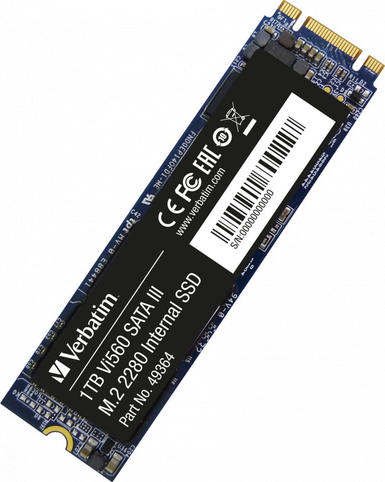 Solid State Drive SSD Verbatim Vi560, 1 TB, M.2 2280, SATA III