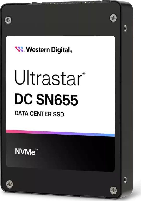 Dysk SSD WD Western Digital Ultrastar DC SN655 U.3 15,4 TB PCI Express 4.0 3D TLC NAND NVMe