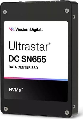 Dysk SSD WD Western Digital Ultrastar DC SN655 U.3 3,84 TB PCI Express 4.0 3D TLC NAND NVMe