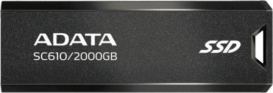 Dysk zewnętrzny SSD ADATA Dysk SSD zewnętrzny SC610 2000 GB USB3.2A Gen2 czarny