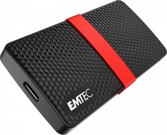 Hard Disk-uri externe - Solid State Drive extern Emtec ECSSD128GX200, USB 3.1, 128 GB