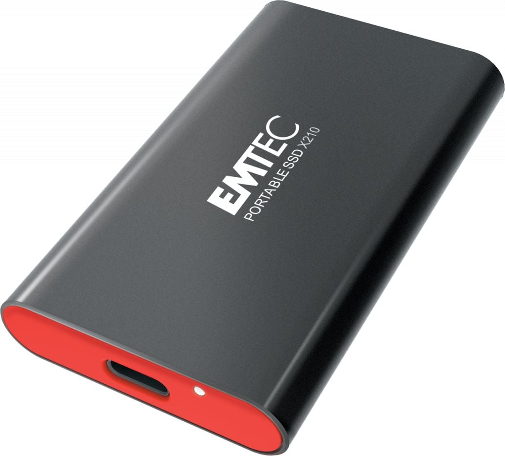 Dysk zewnętrzny SSD Emtec SSD X210 Elite 1 TB Czarno-czerwony (JAB-6949170)