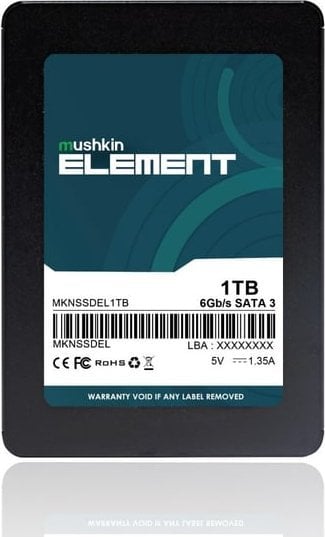 Dysk zewnętrzny SSD Mushkin Mushkin Element 2.5` 1000 GB Serial ATA III 3D NAND