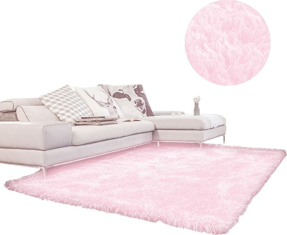 Dywan gruby gęsty miękki pluszowy Living Room Shaggy 160x220 - PinkPanther uniwersalny