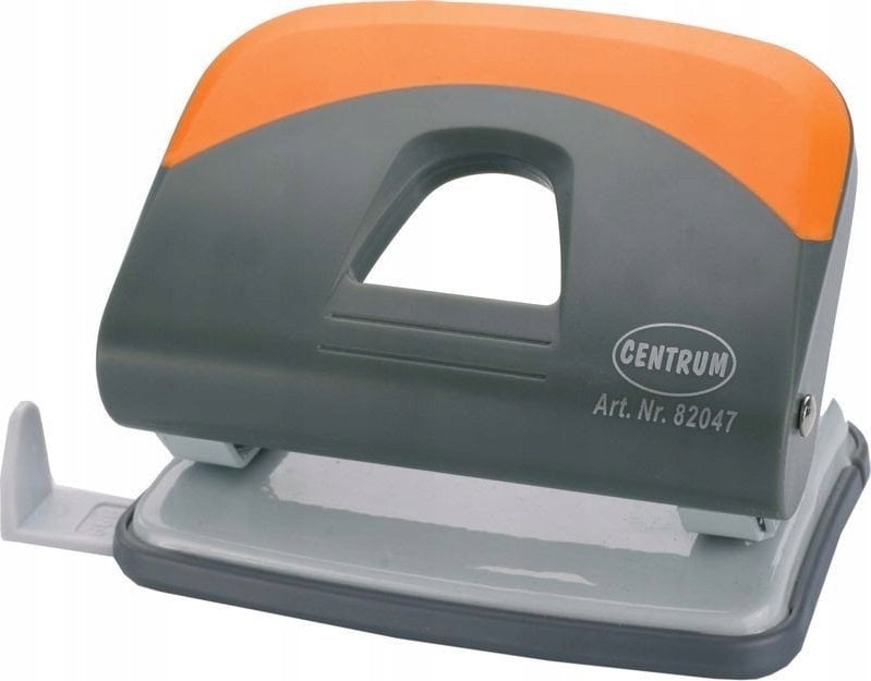 Perforator Centrum CE82047, 25 coli, Gri/Portocaliu