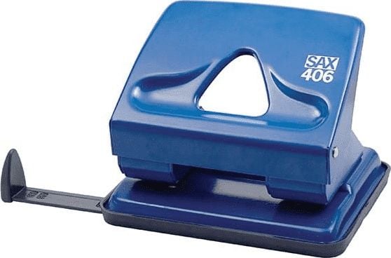 Capsatoare si perforatoare - Punch SAX 406 30 coli Albastru (PBSX0629)