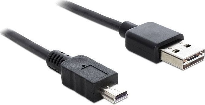EASY-USB A-mini-B, M-M, 5m, 83365 negru