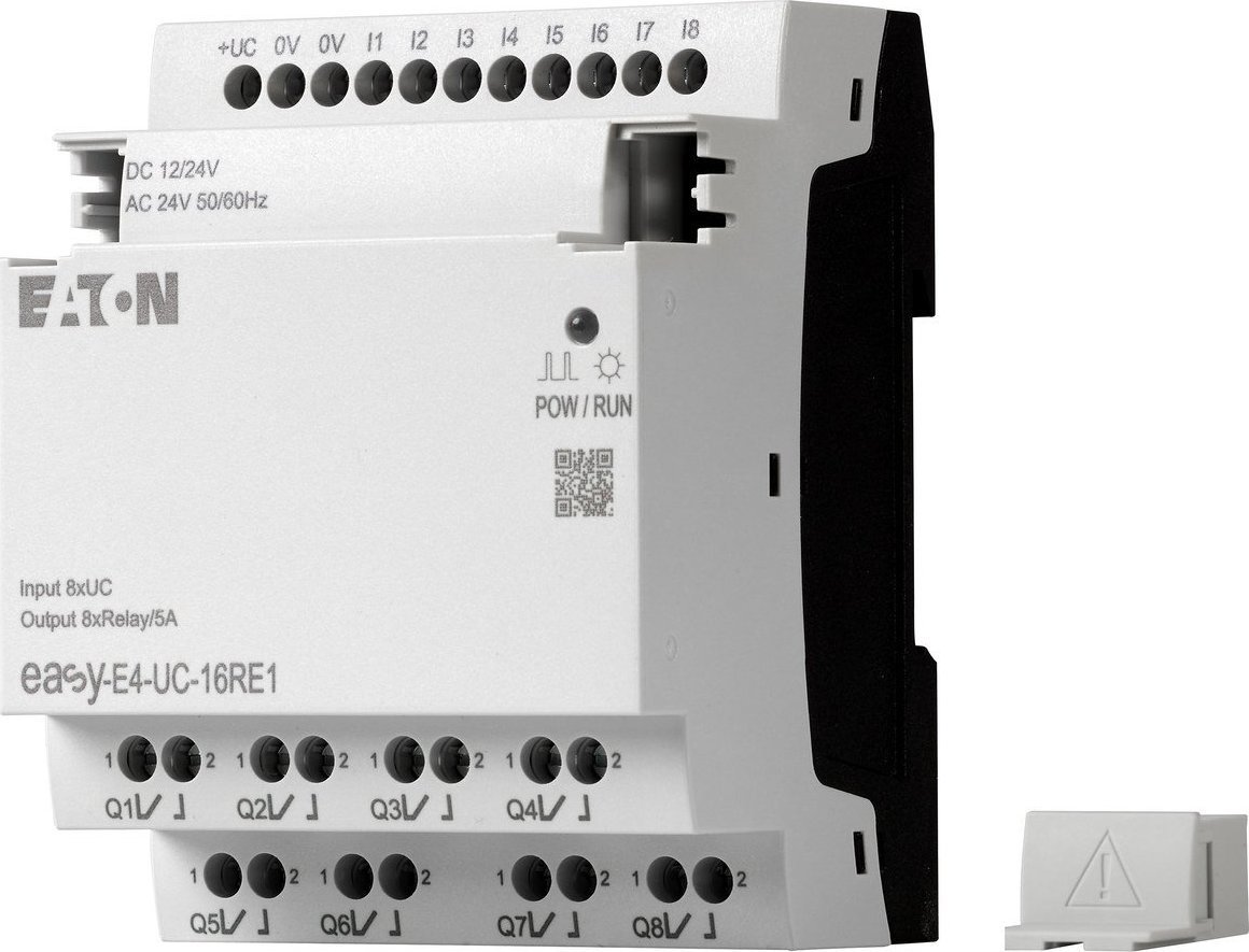 Eaton EASYE4,12-24VDC,24VAC,8DI,8DO-R