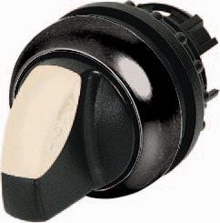 Conduce comutator două valve poziție cu iluminare albă fără automat M22S-WLKV-W (284398)