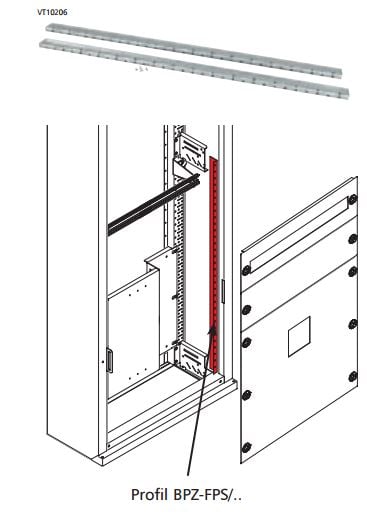 Profil pentru carcase de montare de conducere BPZ-FPS / 7 700 mm - 106 436