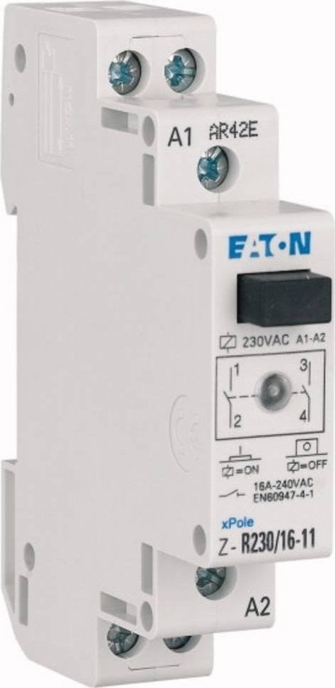Releu de instalare Eaton 16A 2Z 24V AC 50/60Hz cu LED Z-R24/16-20 ICS-R16A024B200