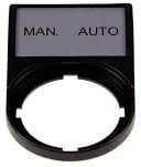 Inscripția AUTO-MAN dreptunghiular 50x30mm negru 22mm (216500)