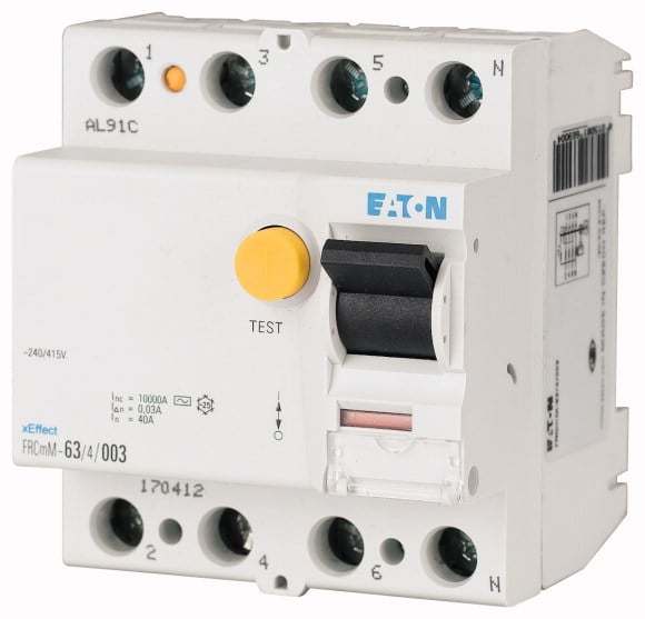 Comutator diferential de curent Eaton FRCMM-40/4/003 4P 40A 0,03A tip AC - 170411