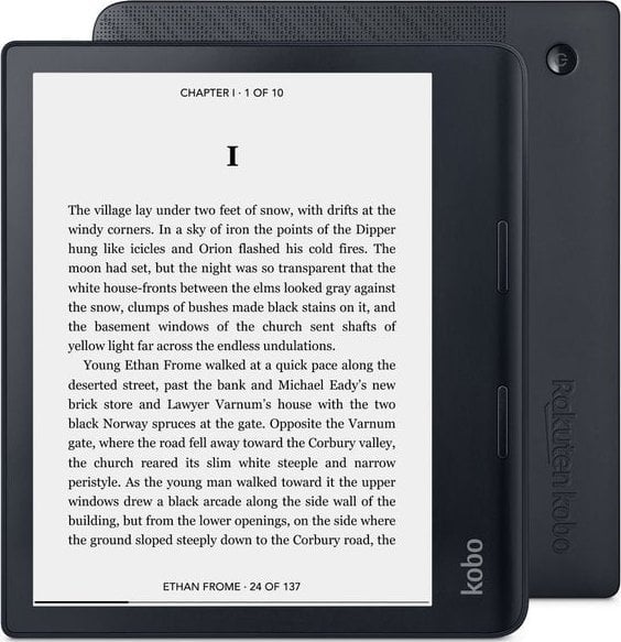eBook Reader - E-book Reader Kobo Sage, 8 inch, 32GB, Wi-Fi, Black