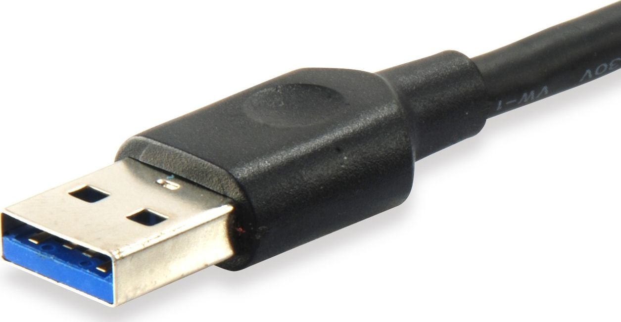 Echipare cablu USB-A - USB-C 0,25 m negru (128343)