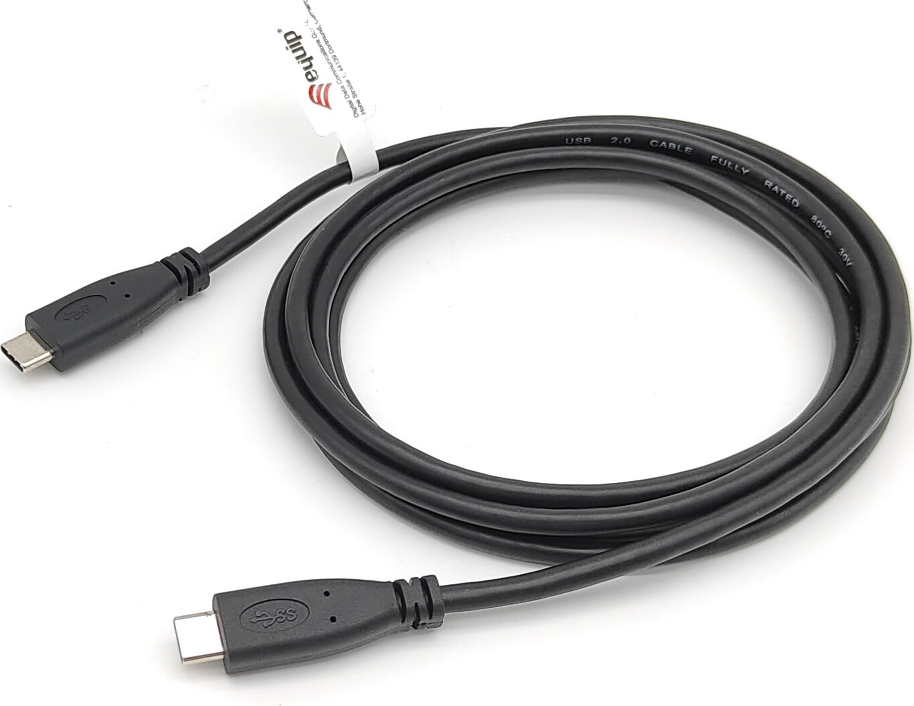 Echipare cablu USB-C - USB-C 3m negru (128888)