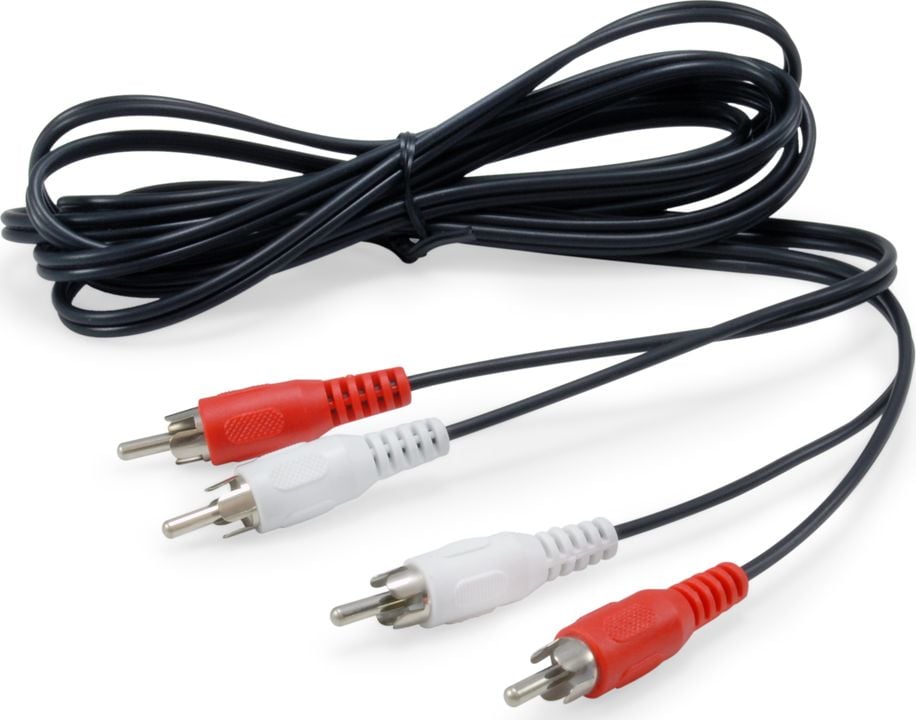 Echipare RCA (Cinch) x2 - RCA (Cinch) x2 cablu 2,5 m negru (147094)