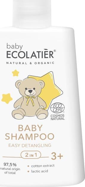 Ecolatier bunuri în Sosnowiec - șampoane de păr [Ecolatier] BABY Șampon pentru copii 2 în 1 Pieptănare ușoară 3+ 250 ml (4670049951005)