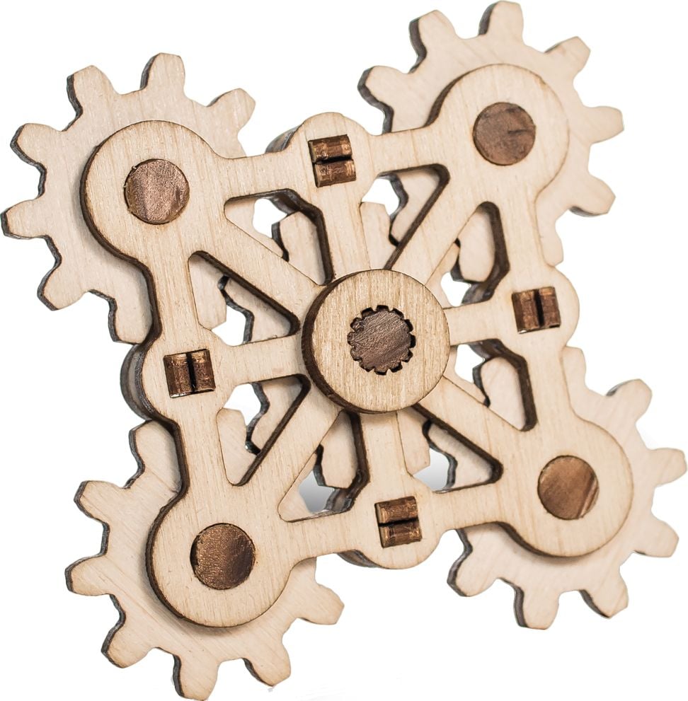 EcoWoodArt EWA Puzzle 3D din lemn Mini Twister