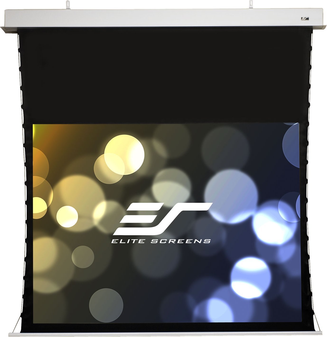 Ecran proiectie electric, 234 x 132 cm, incastrabil in tavan, Tensionat, EliteScreens Evanesce Tab-Tension Series, 16:9
