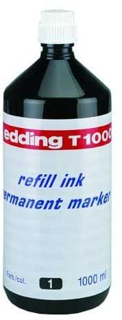 Edding Cerneală pentru marker permanent 1000ML negru (T1000/001/C ED)