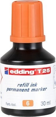 Cerneală de reîncărcare Edding pentru markere permanente eT 25 EDDING, portocaliu