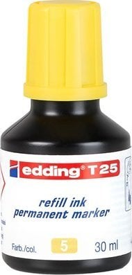 Cerneală de reîncărcare Edding pentru markere permanente e-t25 EDDING, galbenă