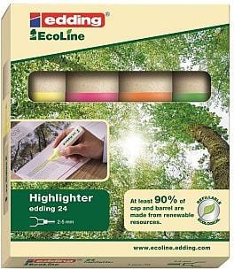 Edding Eco Highlighters 4 culori (24/4S ED)