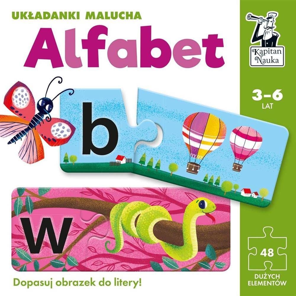 Alfabetul Edgard. Puzzle-uri pentru copii mici