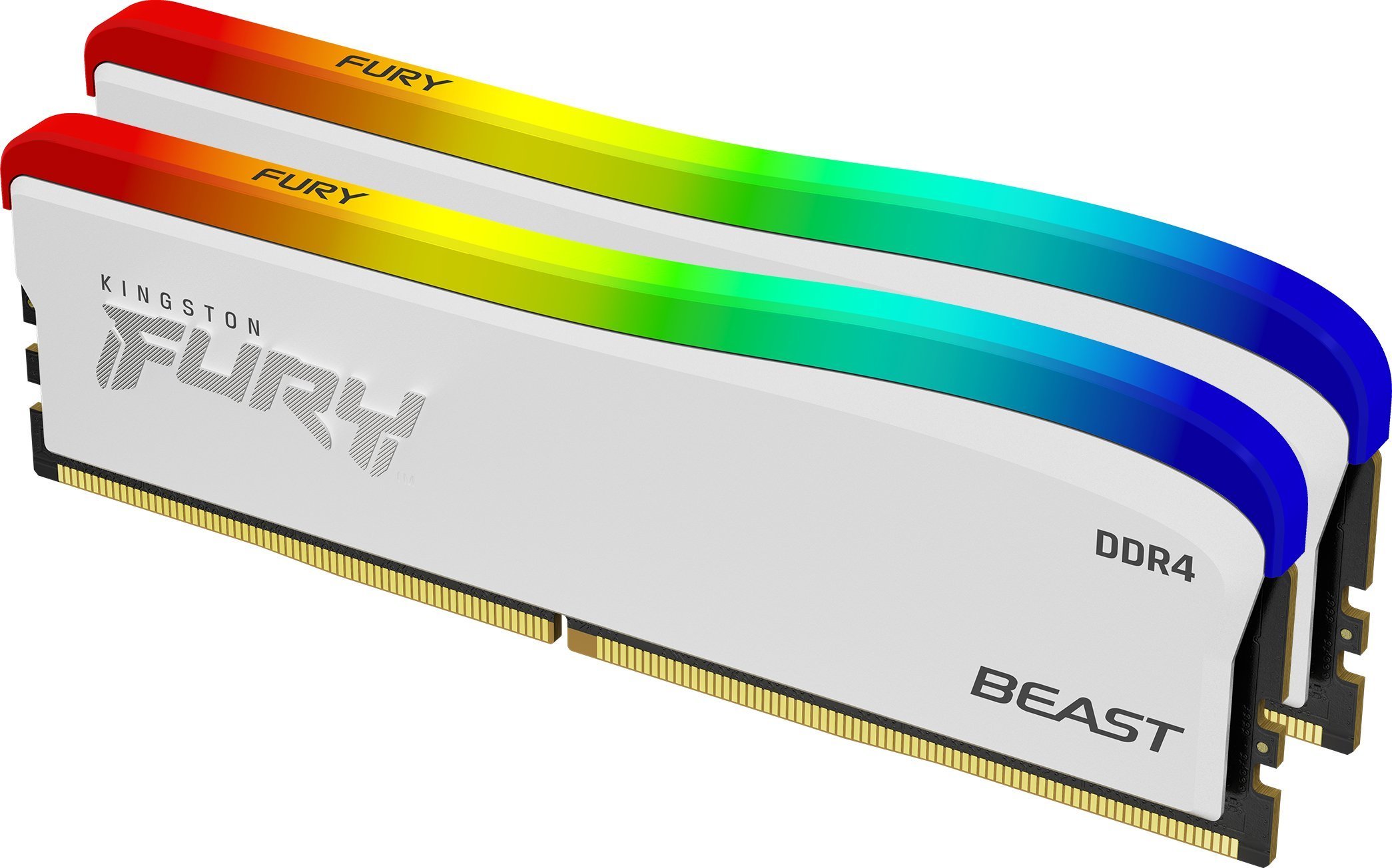 Ediție specială Kingston Fury Beast RGB, DDR4, 16 GB, 3200 MHz, CL16 (KF432C16BWAK2/16)