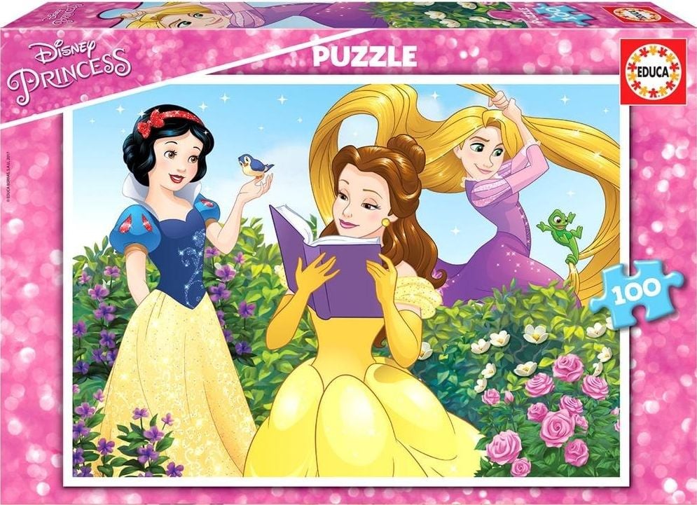 Puzzle Educa - Disney Princesses, 100 piese