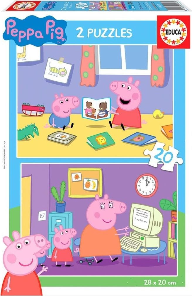 Educa Puzzle 2x20 Peppa Pig G3