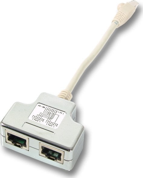 Cablu efb EFB Cat.5e T-adaptor 2x10 / 100BaseT für Cablesharing